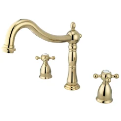 Kingston Brass Heritage Deck Mount Roman Tub Filler