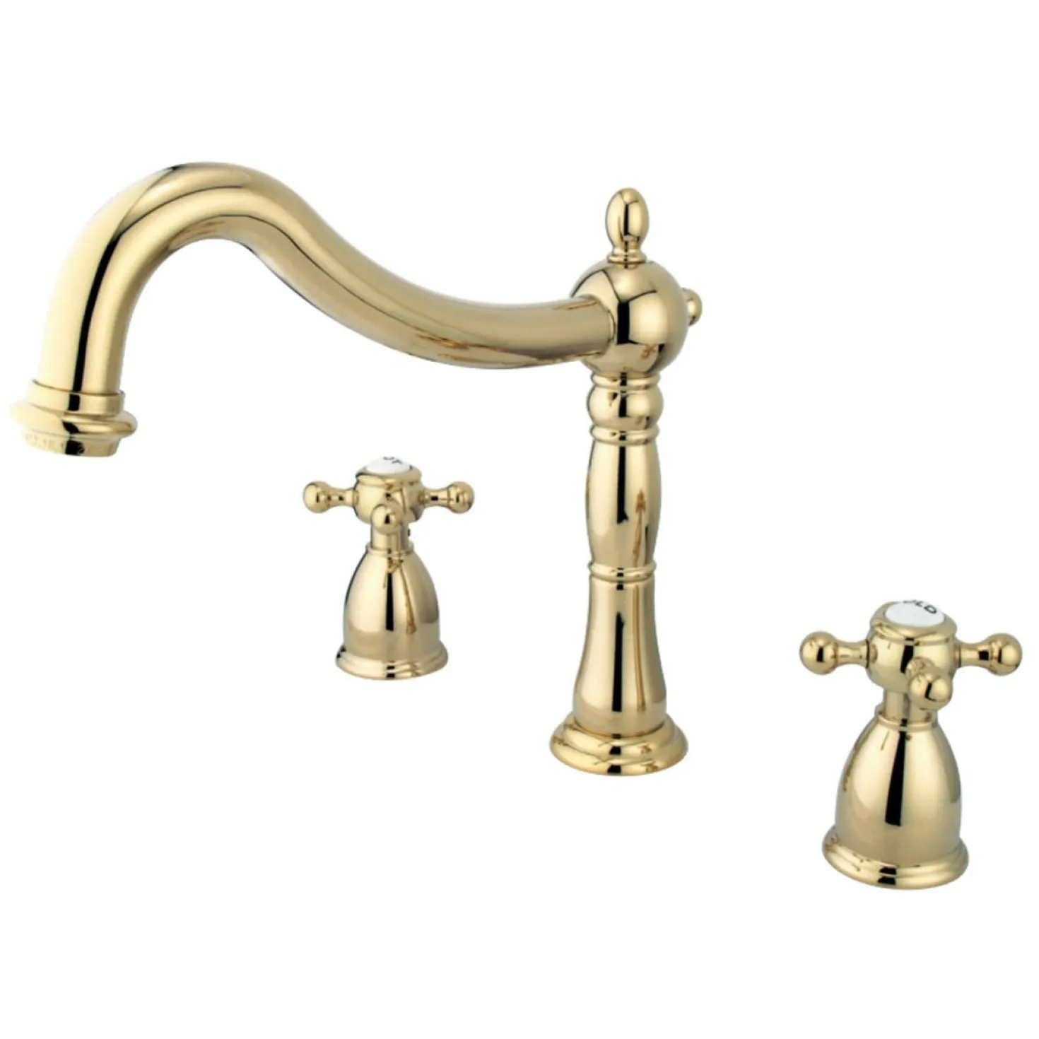 Kingston Brass Heritage Deck Mount Roman Tub Filler