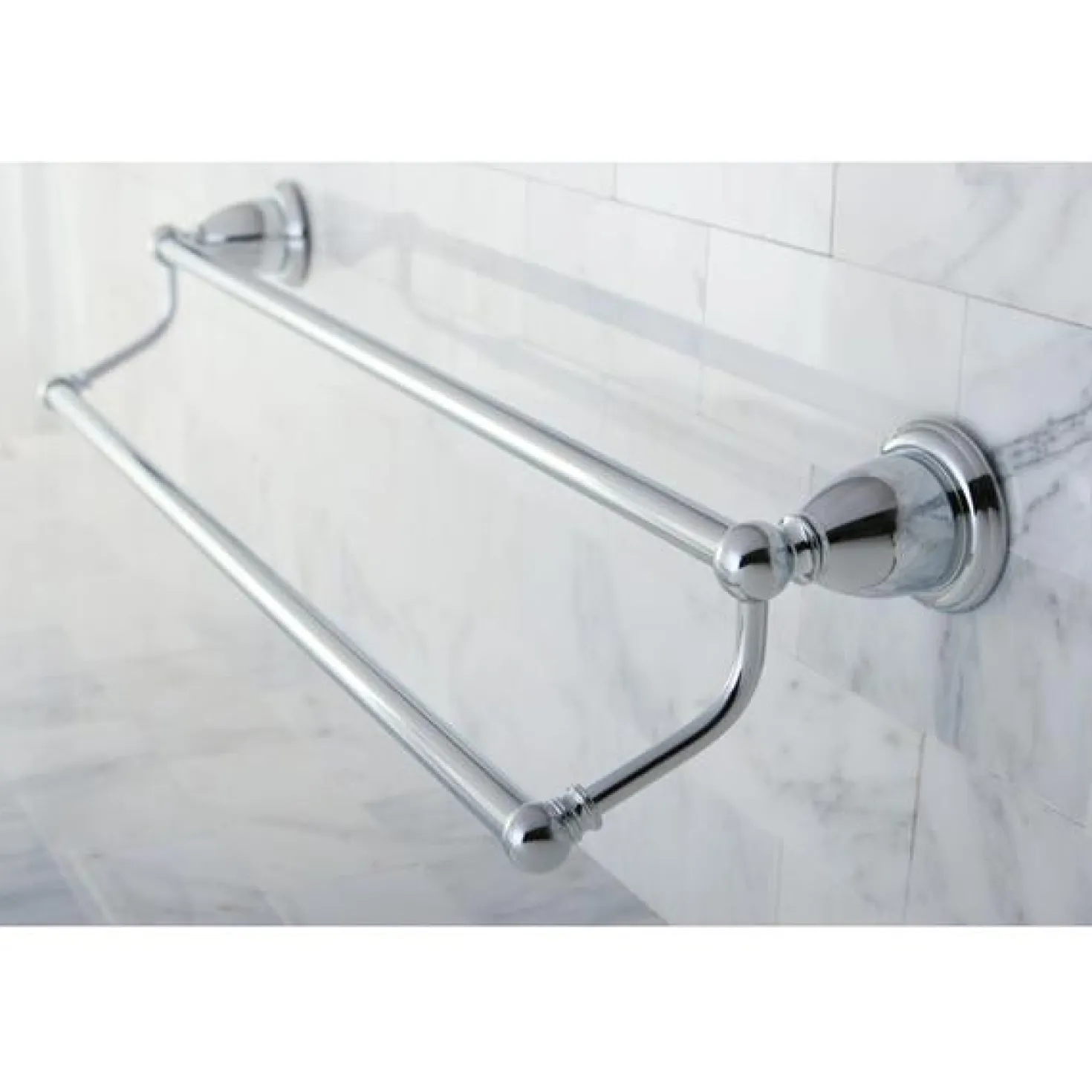 Kingston Brass Heritage 24" Dual Towel Bar