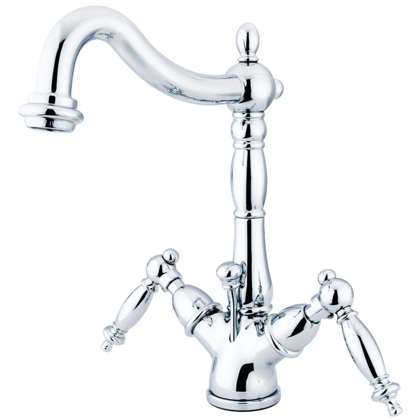 Kingston Brass Heritage 2-Handle 4-Inch Centerset Bathroom Faucet