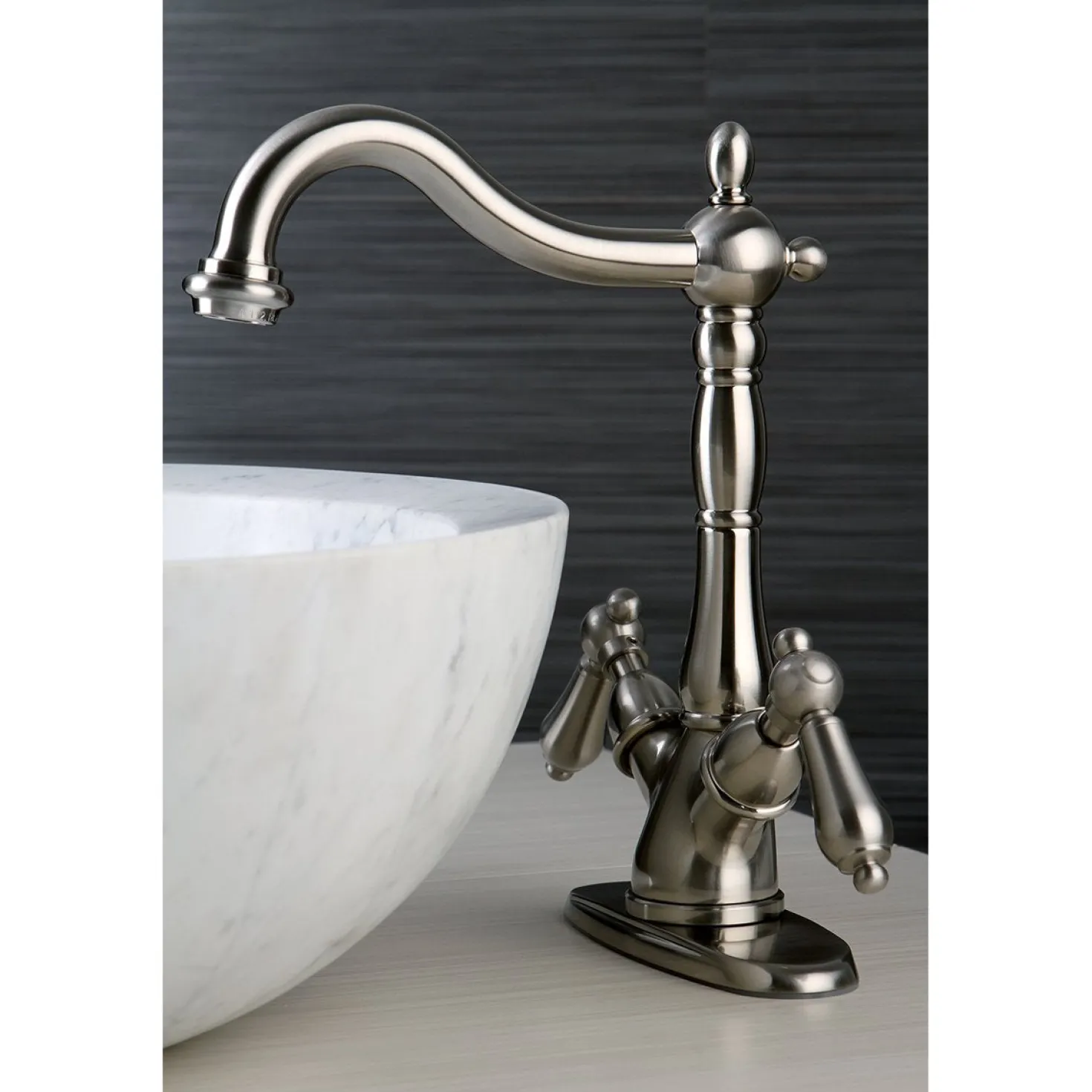Kingston Brass Heritage 2-Handle Vessel Sink Faucet