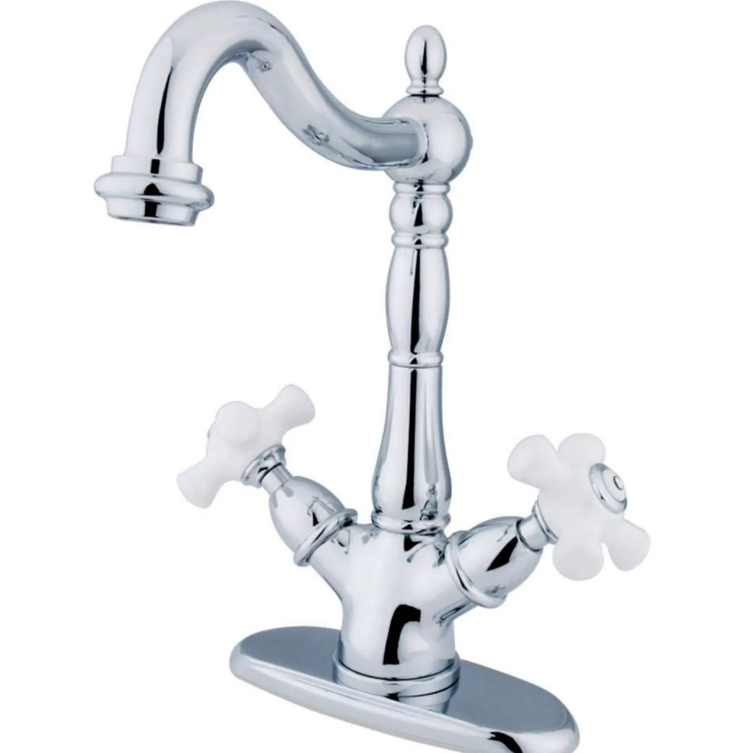 Kingston Brass Heritage 2-Handle Deck Mount Vessel Sink Faucet