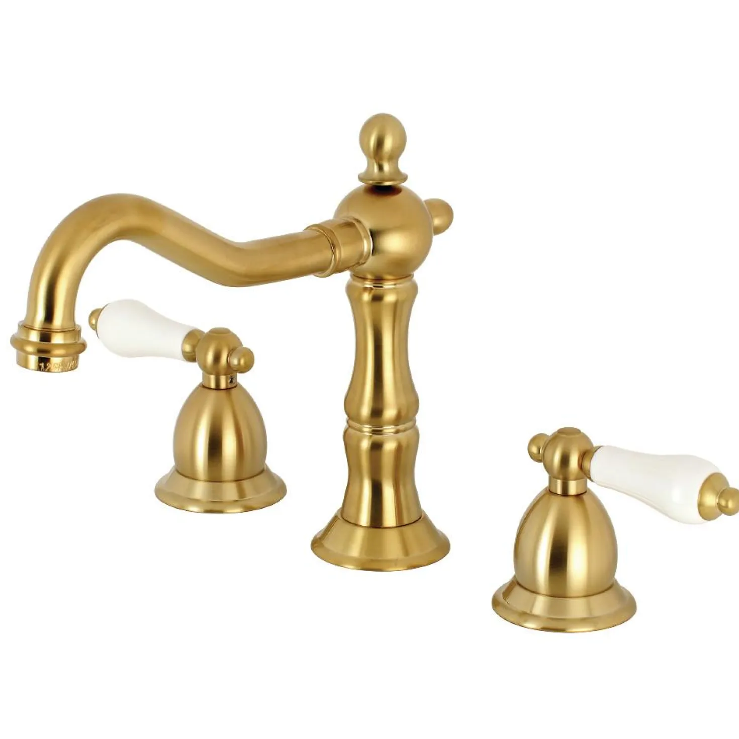 Kingston Brass Heritage 2-Handle 8-Inch Widespread Bathroom Faucet