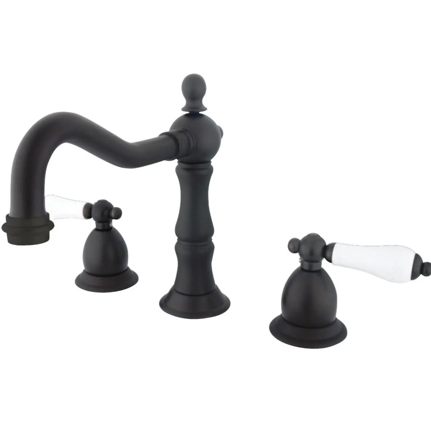 Kingston Brass Heritage 2-Handle 8-Inch Widespread Bathroom Faucet