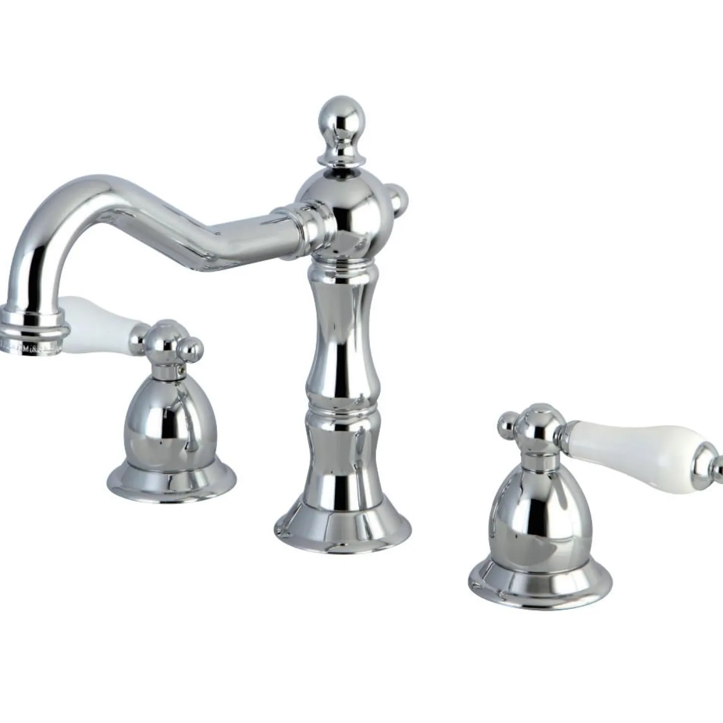 Kingston Brass Heritage 2-Handle 8-Inch Widespread Bathroom Faucet