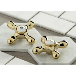 Kingston Brass Heritage 2-Handle Wall Mount Tub Filler