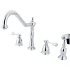 Kingston Brass Heritage 4-Hole Widespread Kitchen Faucet