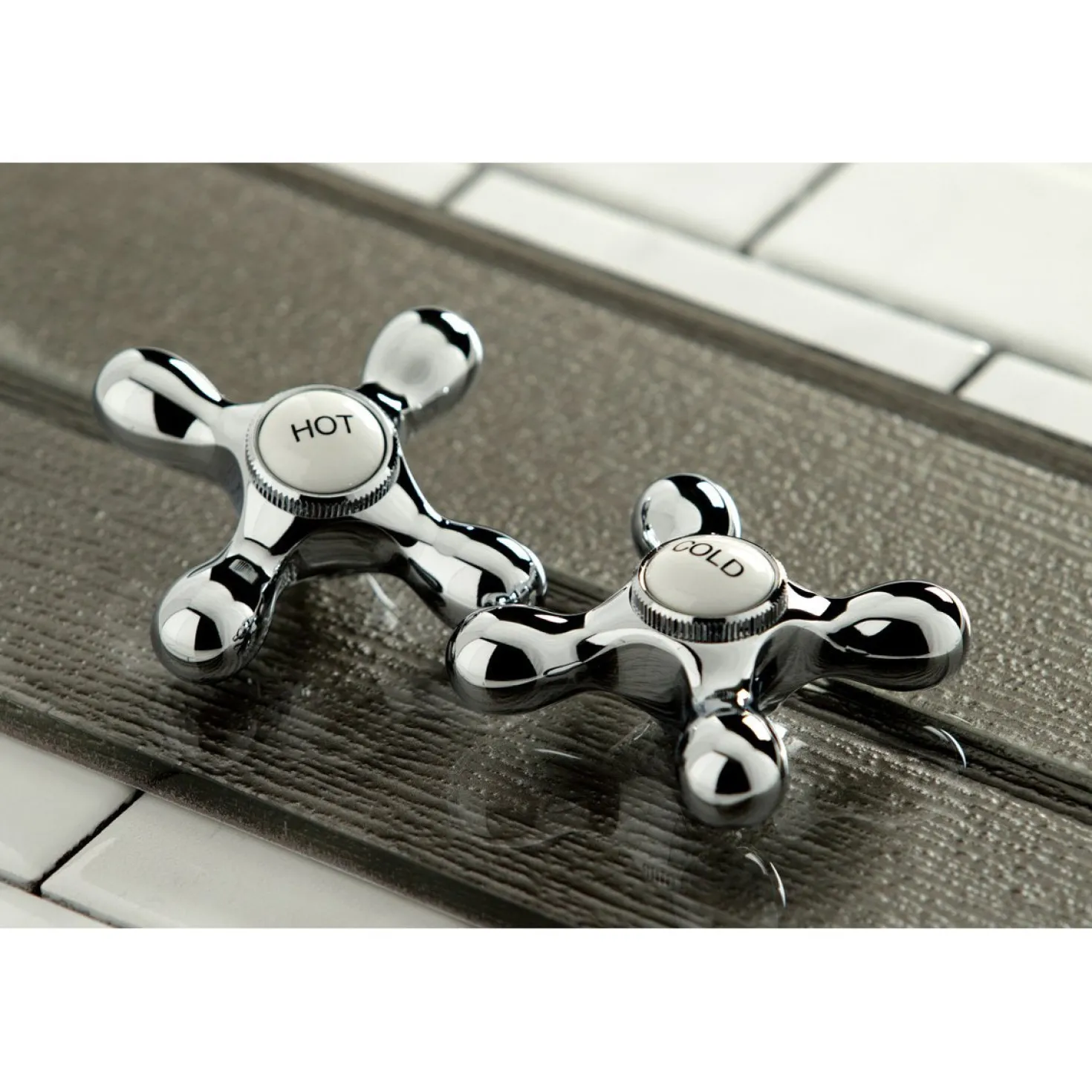 Kingston Brass Heritage 3-Hole Wall Mount Kitchen Faucet