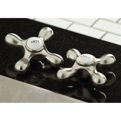 Kingston Brass Heritage 3-Hole Wall Mount Kitchen Faucet
