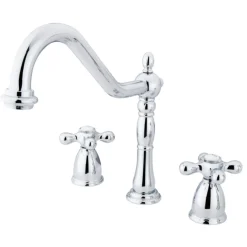 Kingston Brass Heritage 3-Hole Widespread Kitchen Faucet