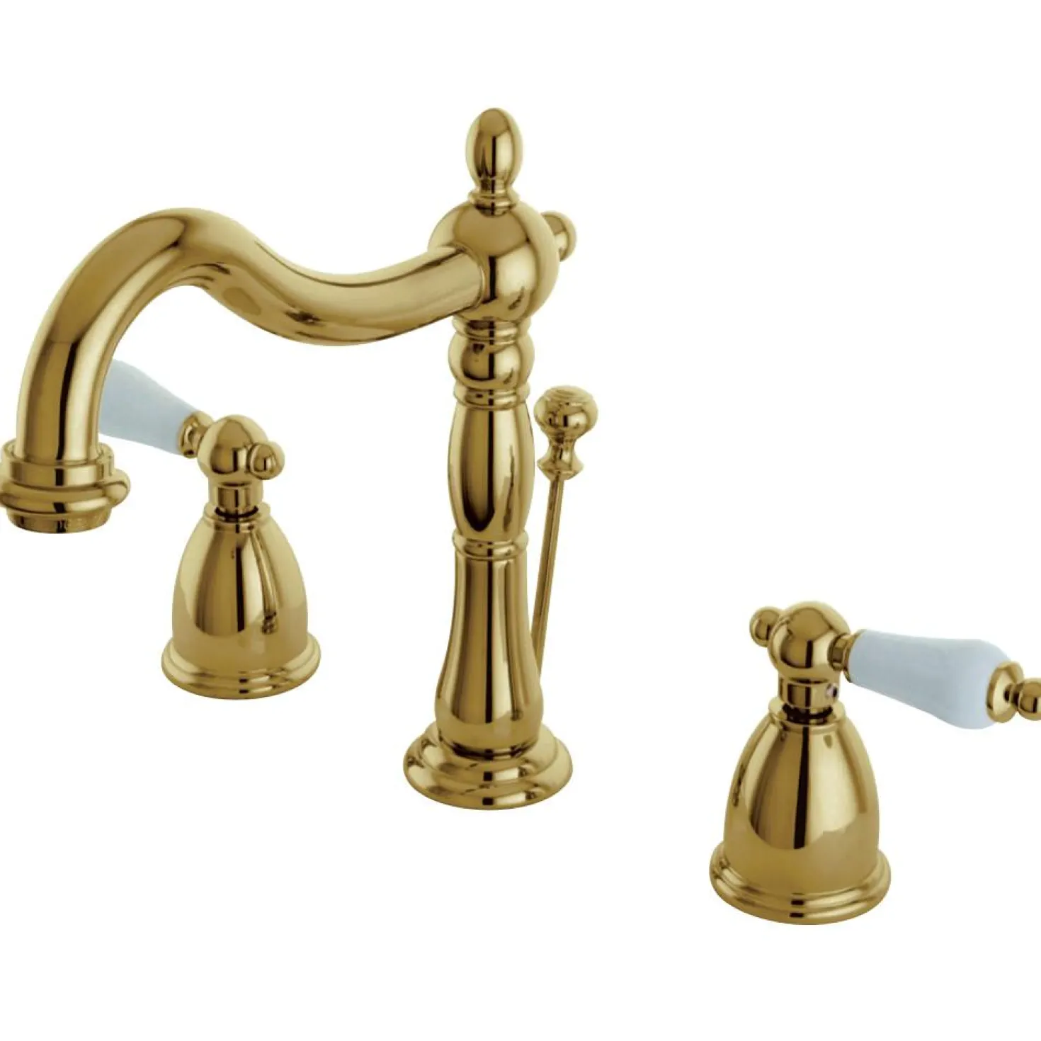 Kingston Brass Heritage 3-Hole 8-Inch Widespread Bathroom Faucet