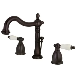 Kingston Brass Heritage 3-Hole 8-Inch Widespread Bathroom Faucet
