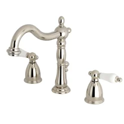 Kingston Brass Heritage 3-Hole 8-Inch Widespread Bathroom Faucet