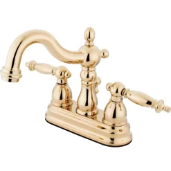 Kingston Brass Heritage 3-Hole 4" Centerset Bathroom Faucet