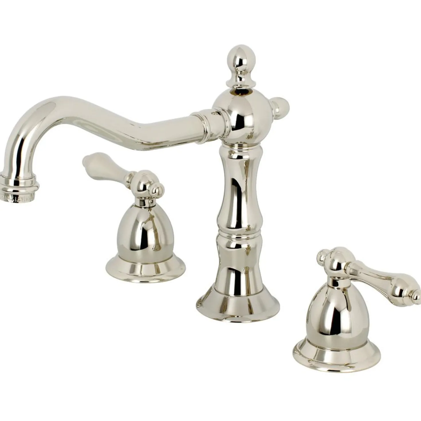 Kingston Brass Heritage 3-Hole 8" Widespread Bathroom Faucet