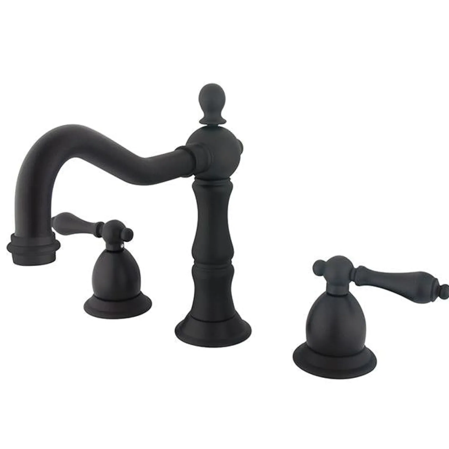 Kingston Brass Heritage 3-Hole 8" Widespread Bathroom Faucet