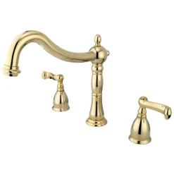 Kingston Brass Heritage 3-Hole Roman Tub Filler