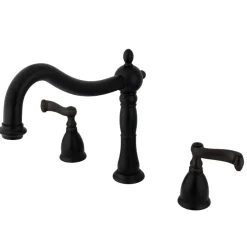 Kingston Brass Heritage 3-Hole Roman Tub Filler
