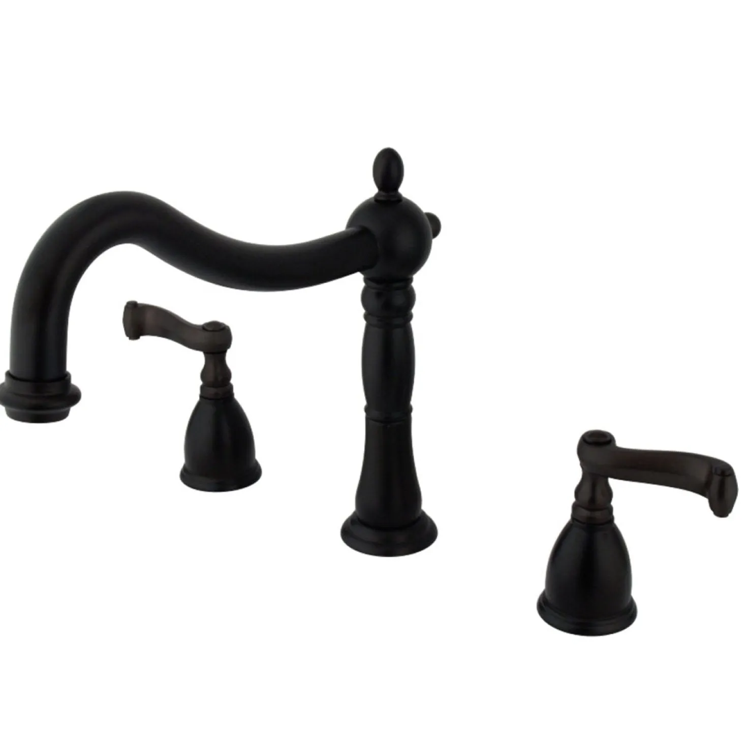 Kingston Brass Heritage 3-Hole Roman Tub Filler
