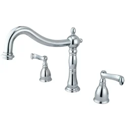 Kingston Brass Heritage 3-Hole Roman Tub Filler
