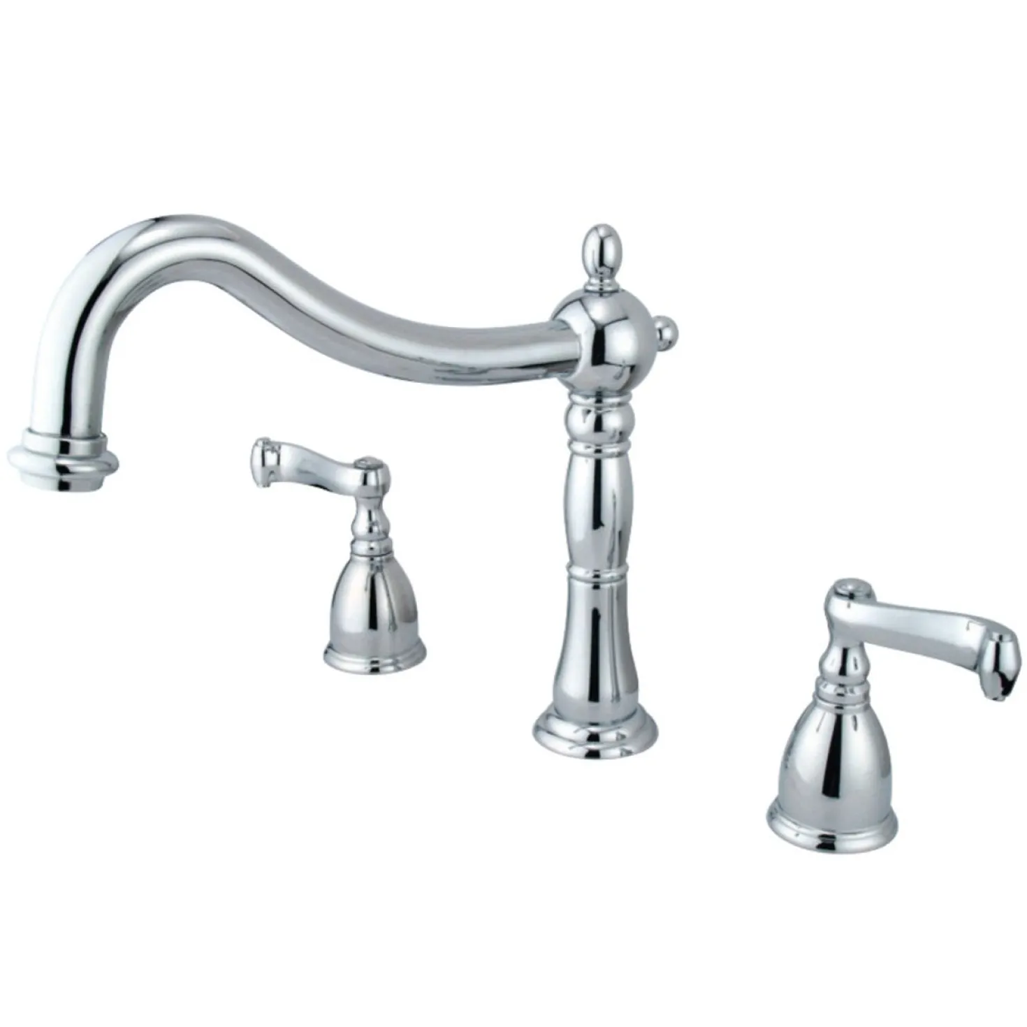 Kingston Brass Heritage 3-Hole Roman Tub Filler