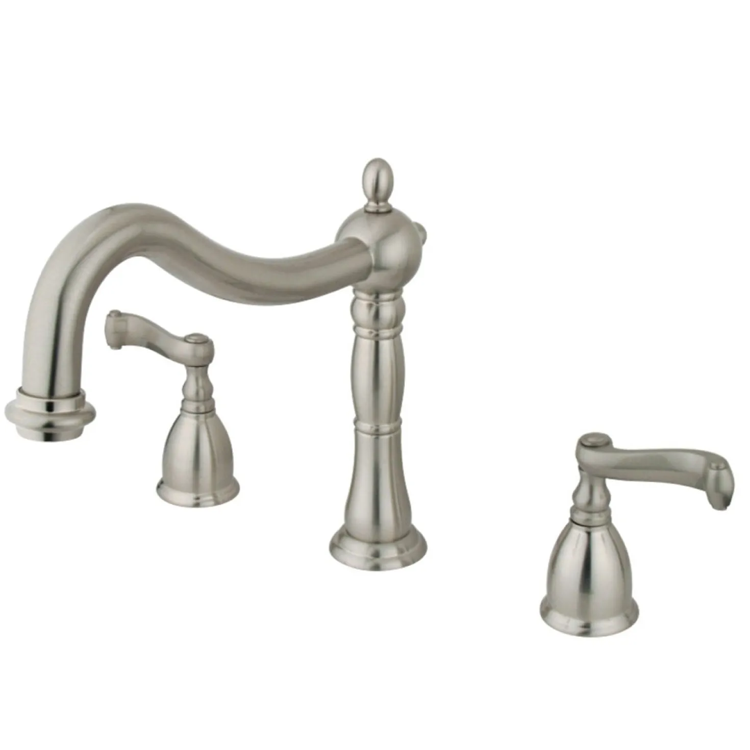 Kingston Brass Heritage 3-Hole Roman Tub Filler