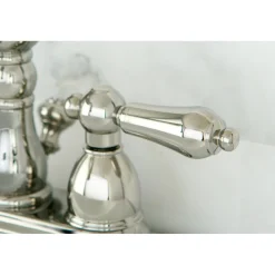 Kingston Brass Heritage 4-Inch Centerset 3-Hole Bathroom Faucet