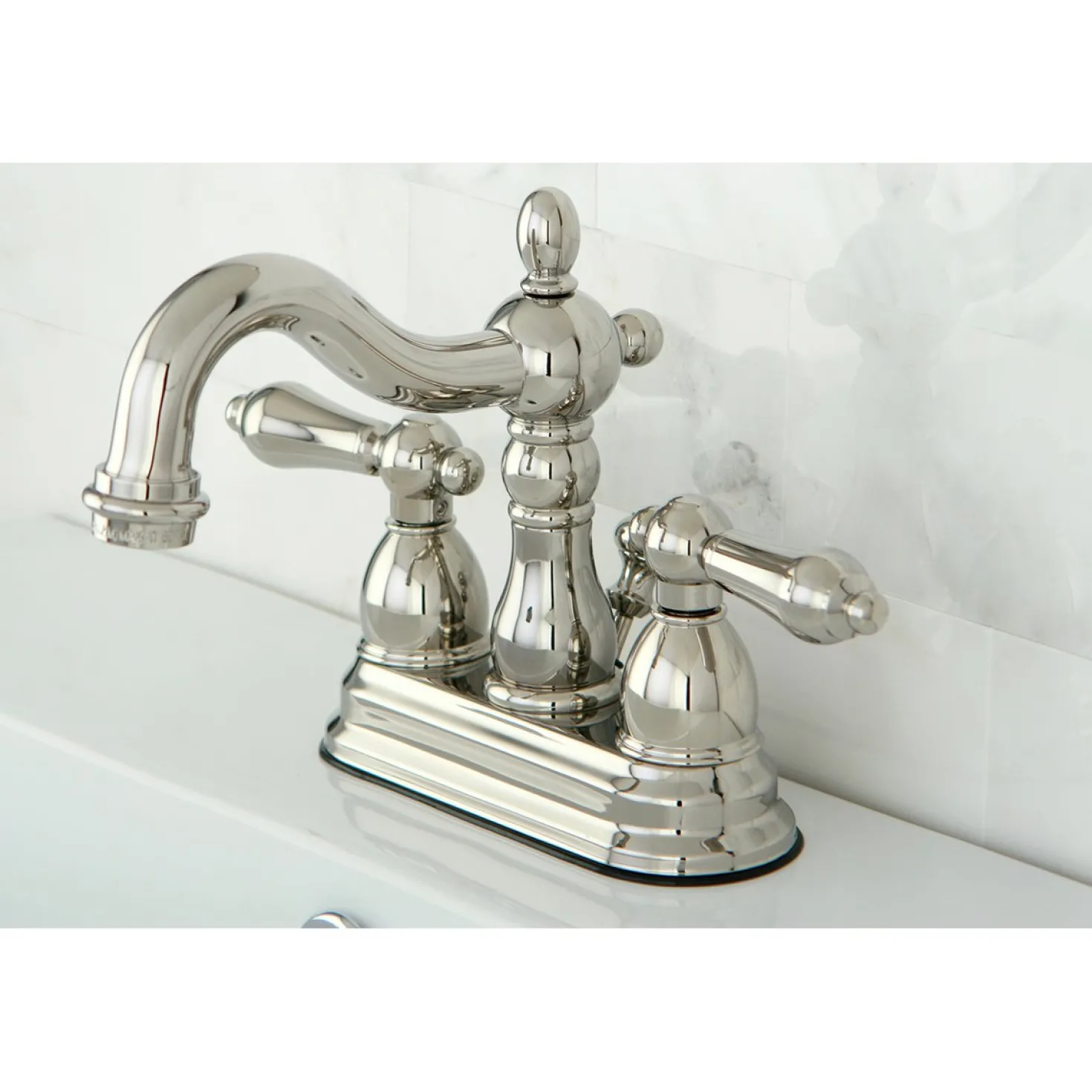 Kingston Brass Heritage 4-Inch Centerset 3-Hole Bathroom Faucet