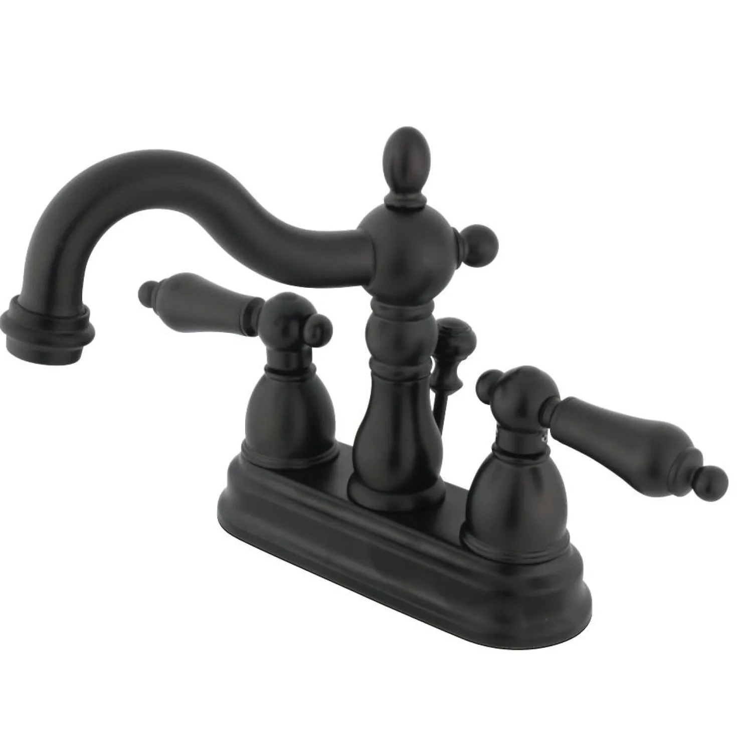 Kingston Brass Heritage 4-Inch Centerset 3-Hole Bathroom Faucet