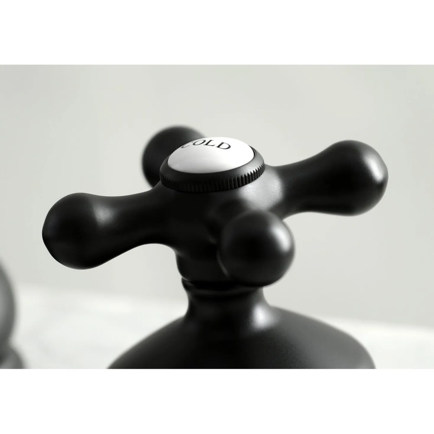 Kingston Brass Heritage 8-Inch Widespread Deck Mount Bathroom Faucet
