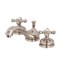 Kingston Brass Heritage 8-Inch Widespread Deck Mount Bathroom Faucet
