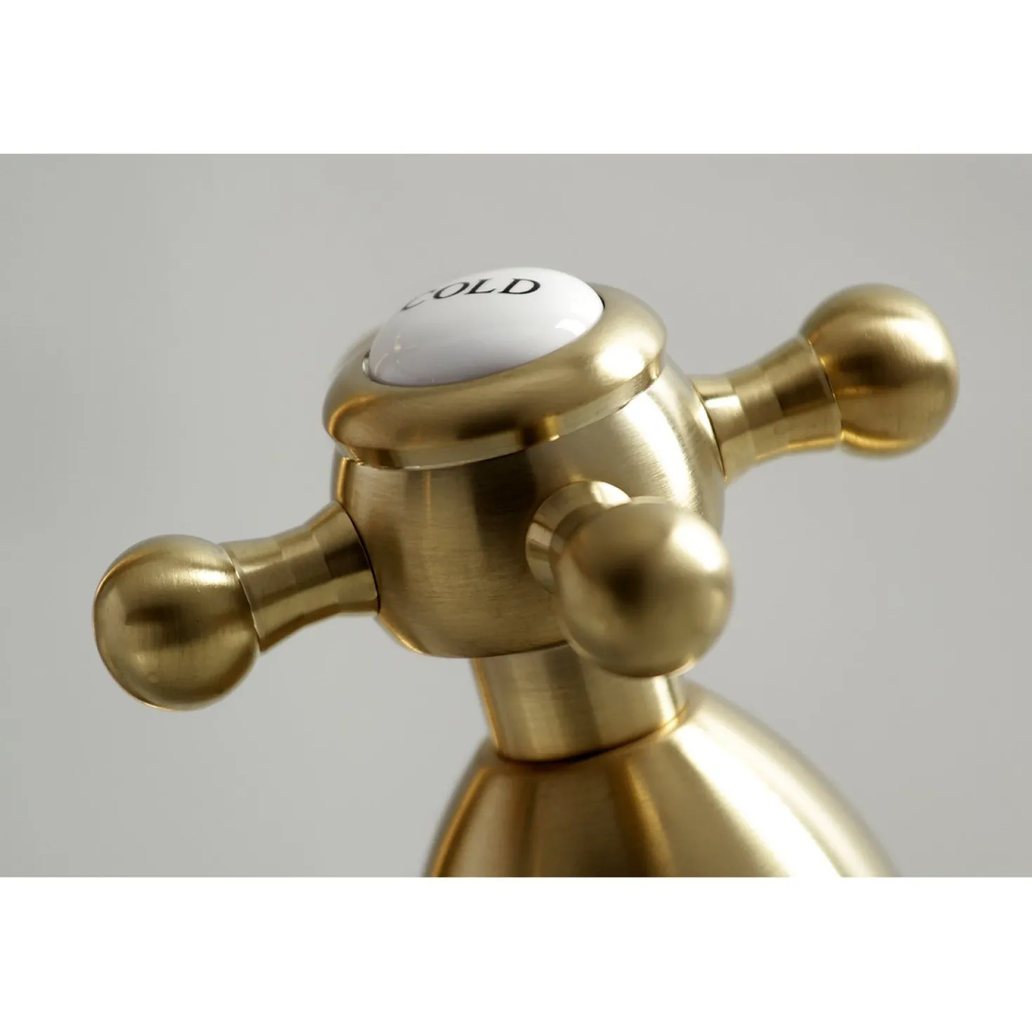 Kingston Brass Heritage 8-Inch Widespread Cross-Handle Bathroom Faucet
