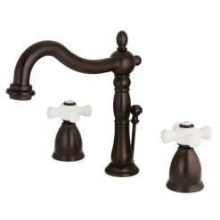 Kingston Brass Heritage 8-Inch Widespread 3-Hole Bathroom Faucet