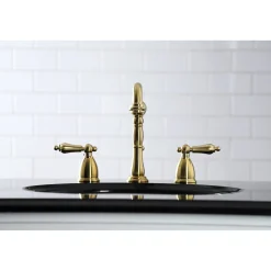 Kingston Brass Heritage 8-Inch Widespread Bathroom Faucet