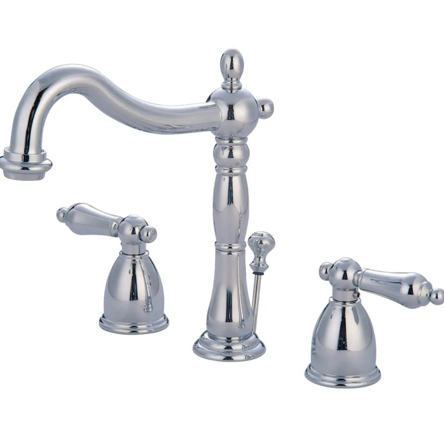 Kingston Brass Heritage 8-Inch Widespread Bathroom Faucet