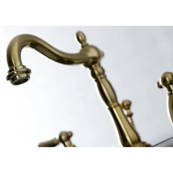 Kingston Brass Heritage 8-Inch Widespread Bathroom Faucet