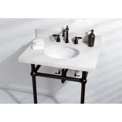 Kingston Brass Heritage 8-Inch Widespread Bathroom Faucet