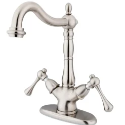Kingston Brass Heritage Lever-Handle Vessel Sink Faucet
