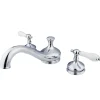 Kingston Brass Heritage Lever-Handle Roman Tub Filler