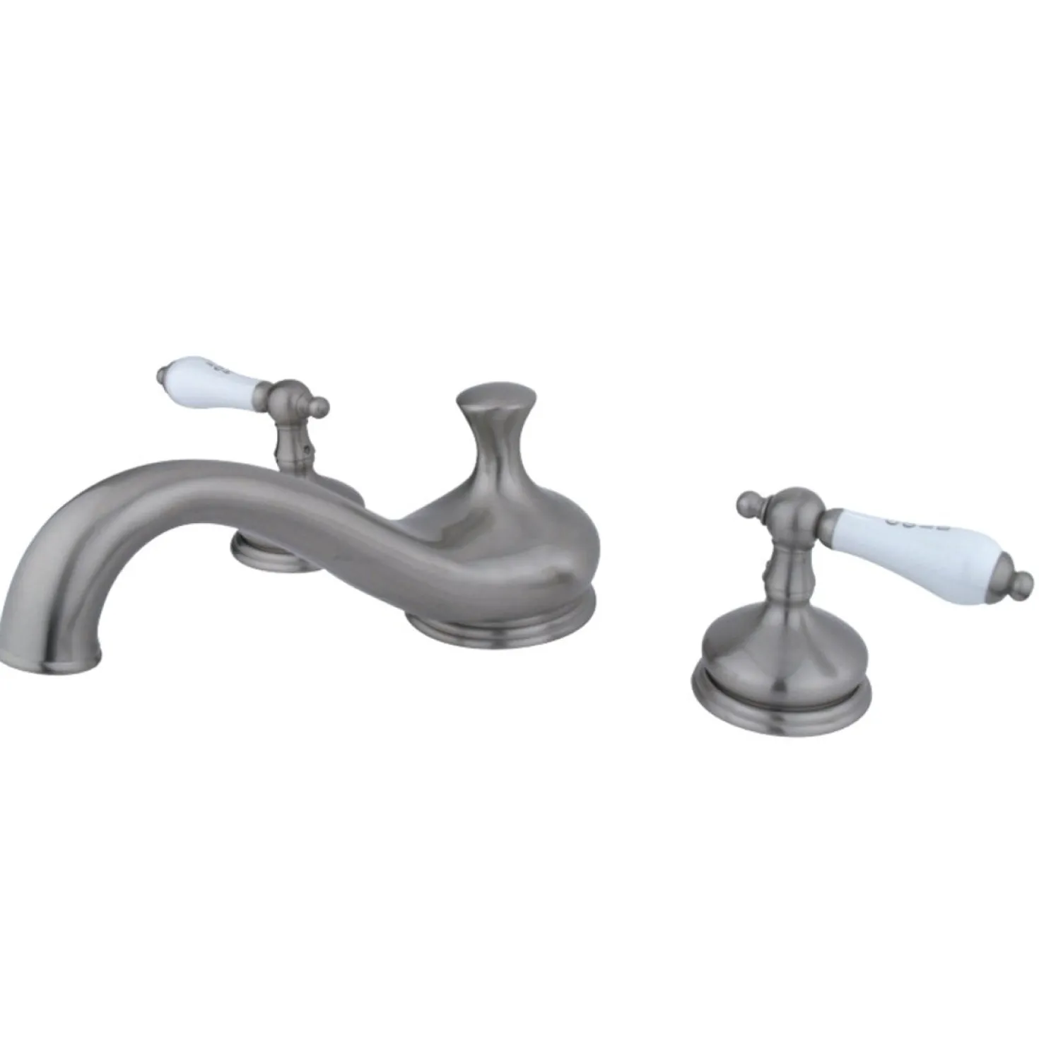 Kingston Brass Heritage Lever-Handle Roman Tub Filler