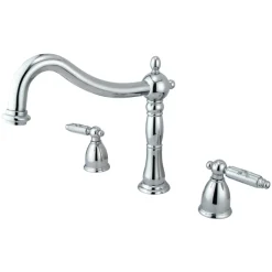 Kingston Brass Heritage Three-Hole Roman Tub Filler