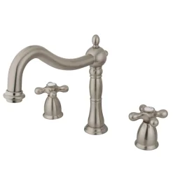 Kingston Brass Heritage Three Hole Two Handle Roman Tub Filler