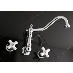 Kingston Brass Heritage Two Handles Wall Mount Tub Filler