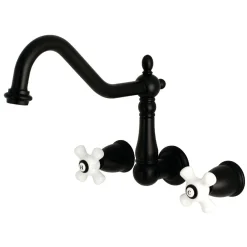 Kingston Brass Heritage Two Handles Wall Mount Tub Filler