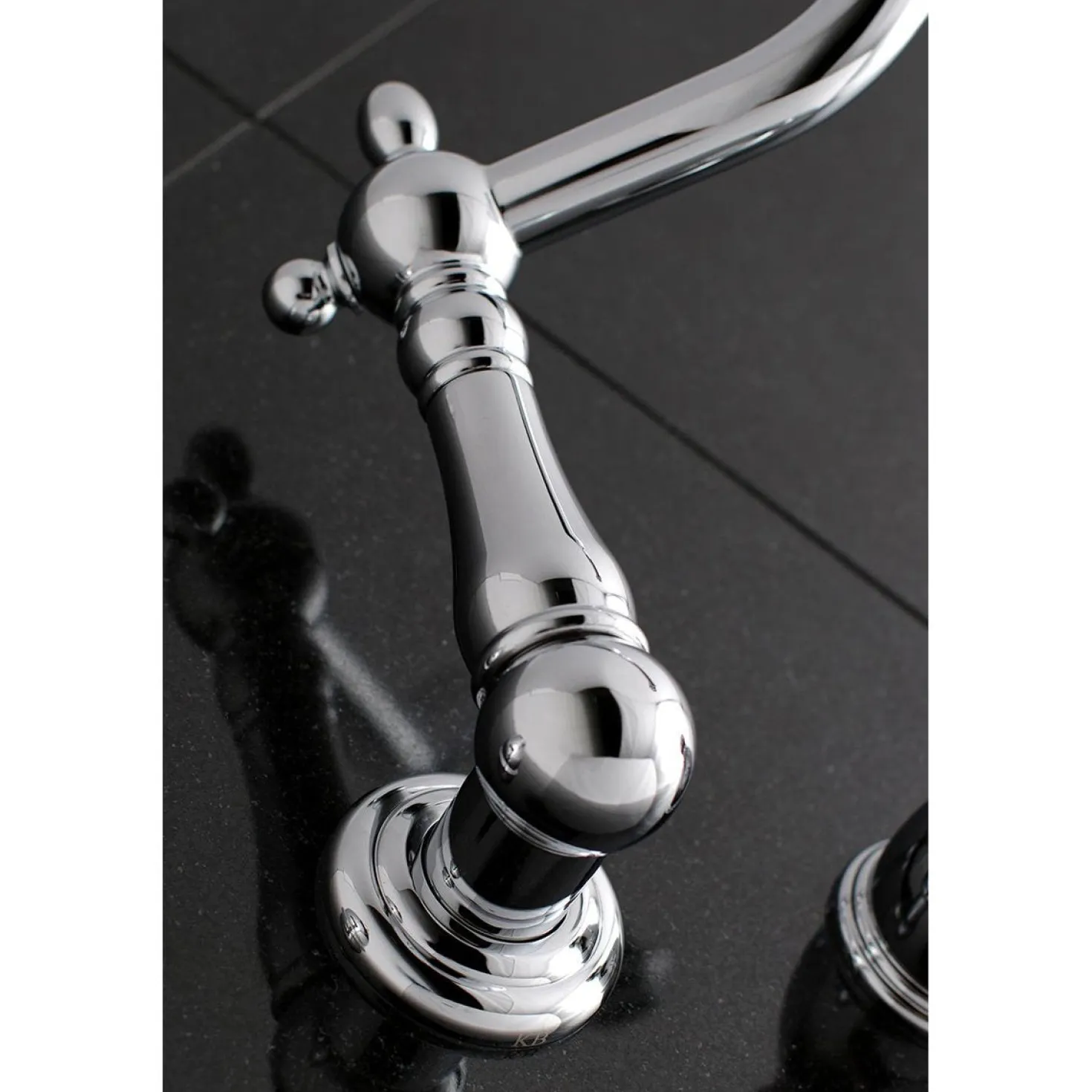 Kingston Brass Heritage Two-Handle Wall Mount Tub Filler