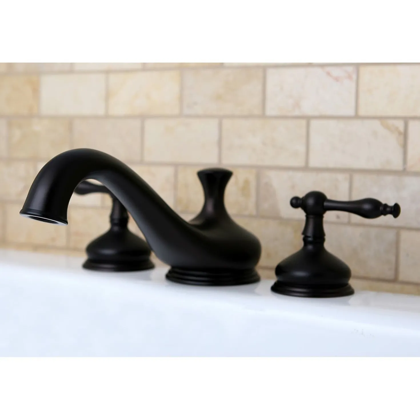 Kingston Brass Heritage Two Handles Roman Tub Filler