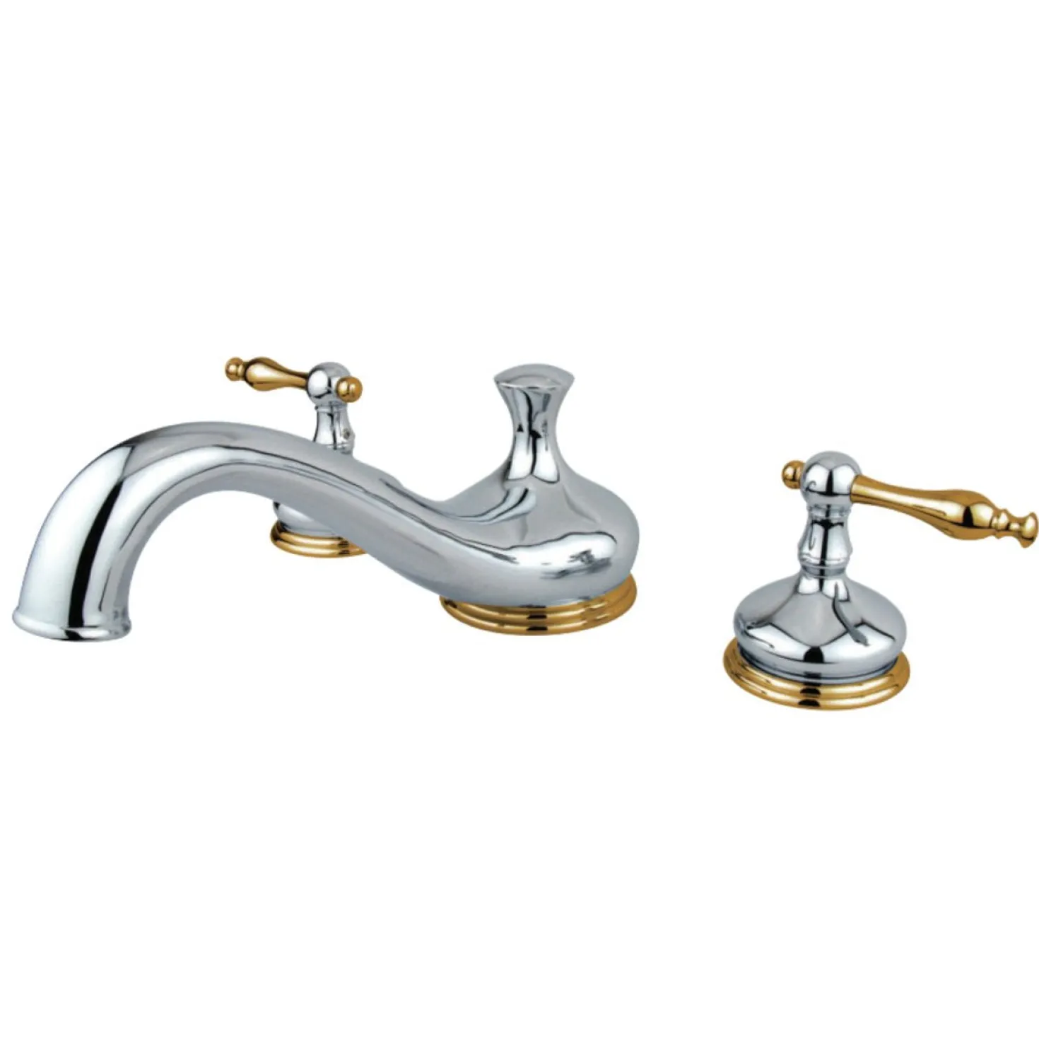 Kingston Brass Heritage Two Handles Roman Tub Filler