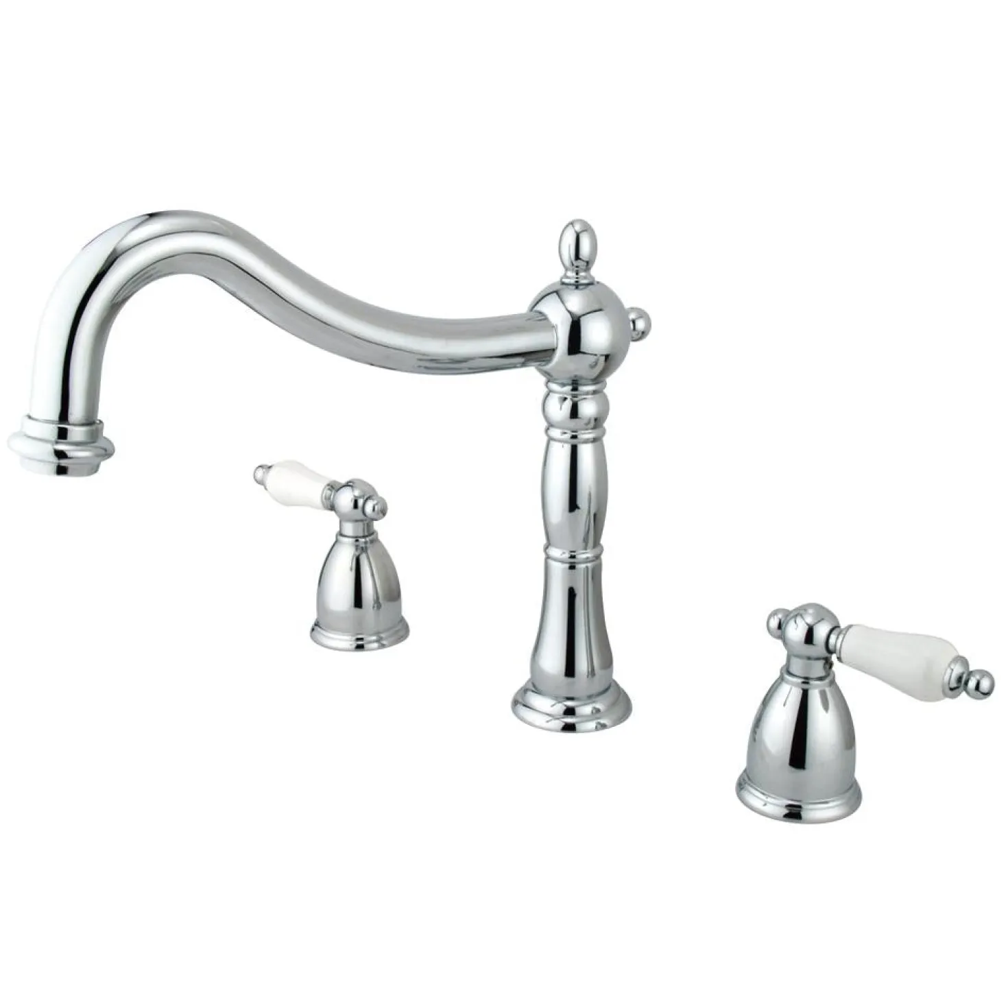 Kingston Brass Heritage Two Handle Three Hole Roman Tub Filler