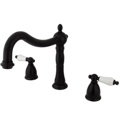Kingston Brass Heritage Two Handle Three Hole Roman Tub Filler