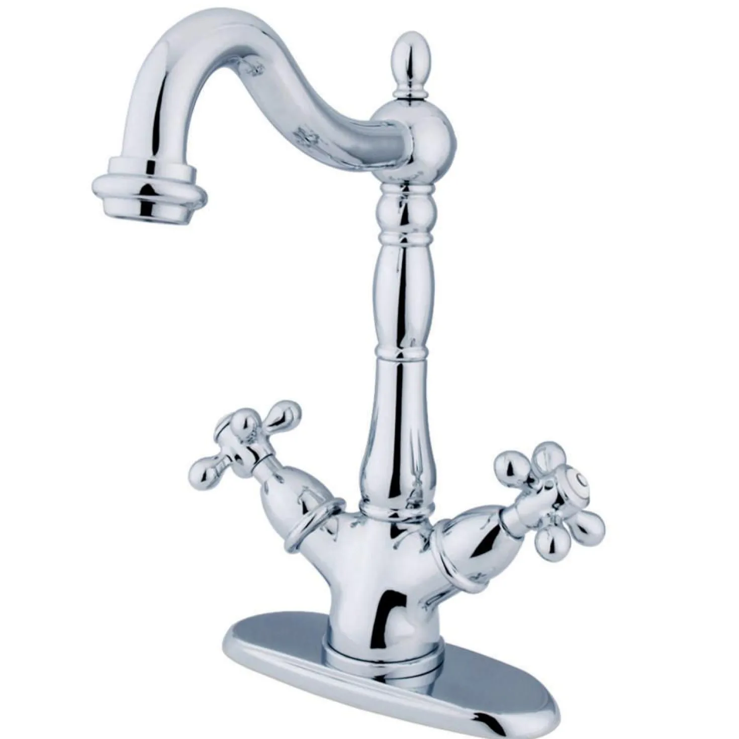 Kingston Brass Heritage Vessel Sink 2-Handle Faucet